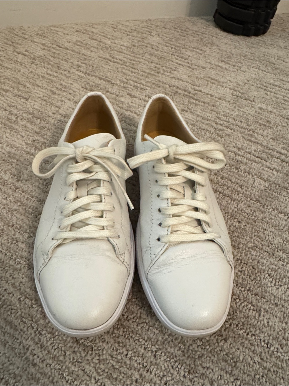 Cole Haan White Leather Sneakers